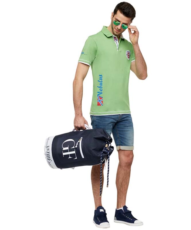Nebulus Polo-Shirt ORANGE Herren Top Angebot