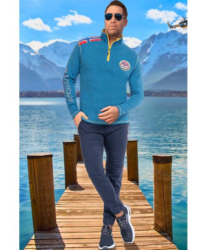 Nebulus Fleecepullover FLAGSTER Herren VIP-Rabatte