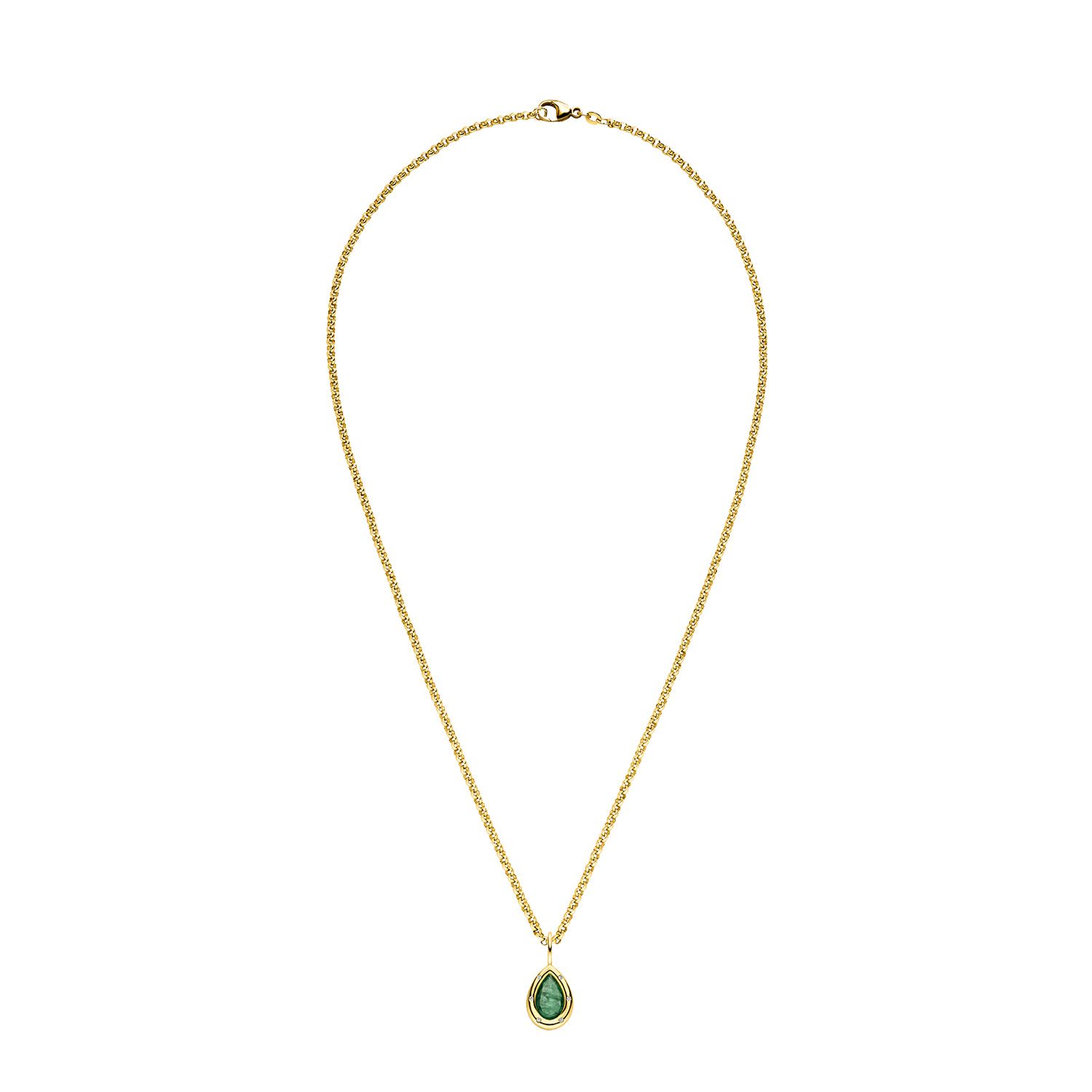Nina Kastens Subway Pendant Emerald Big Pear Bestseller