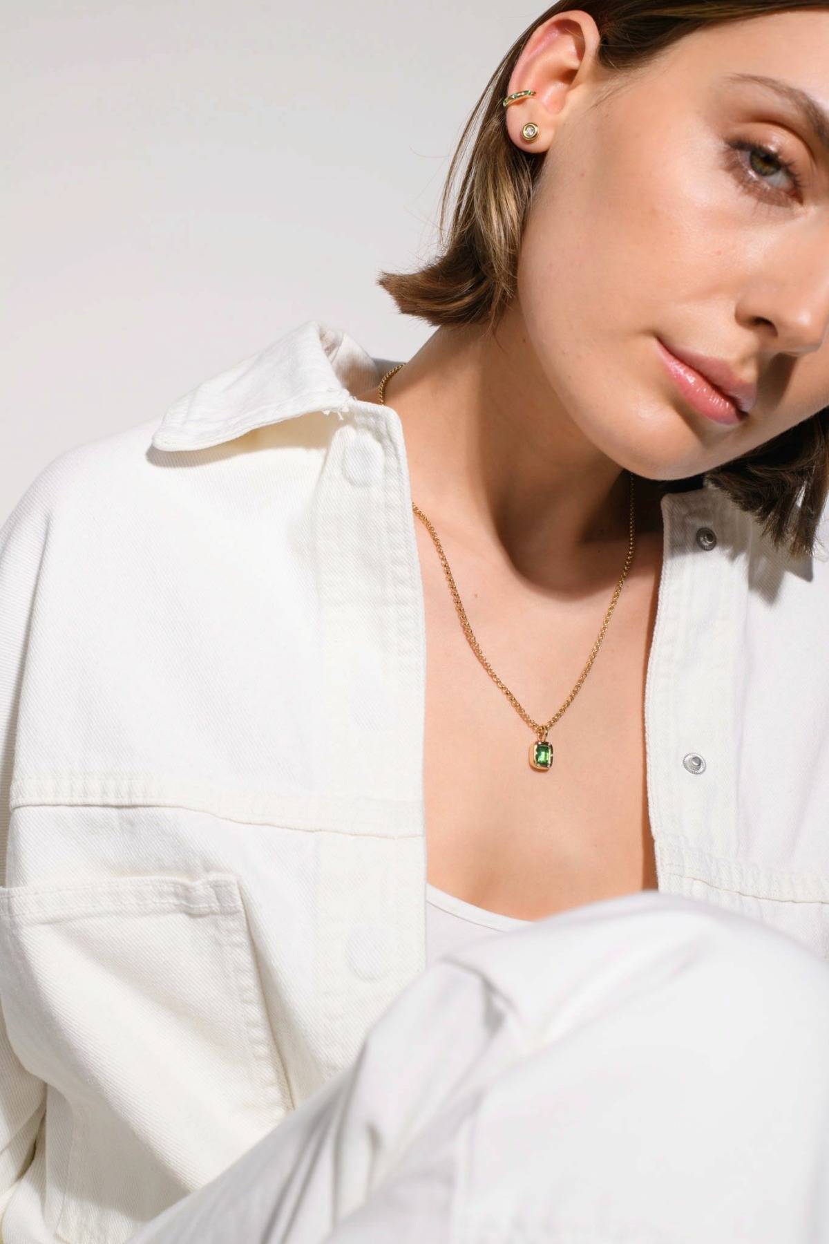 Nina Kastens Emerald Line Ear Cuff Riesige Ersparnisse