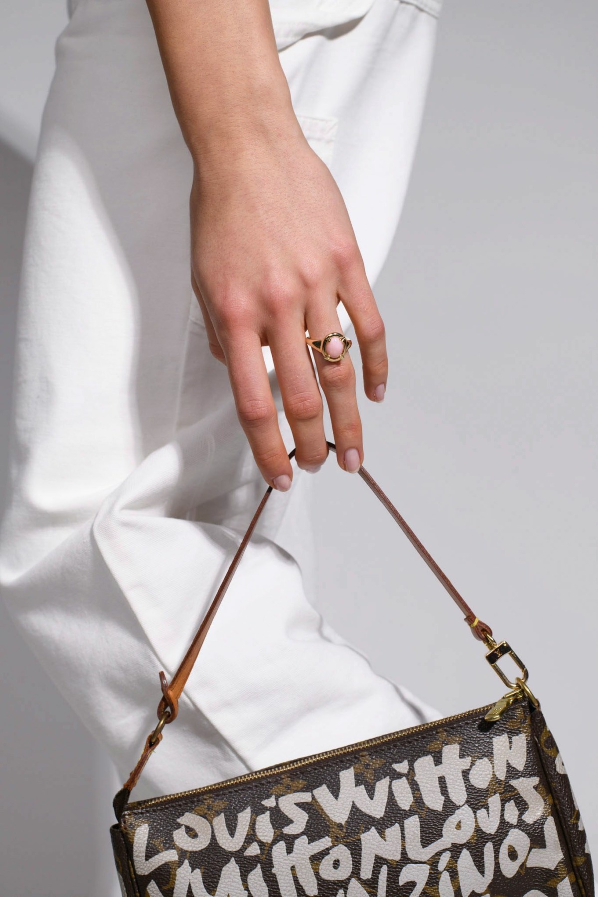 Nina Kastens LOVE Ring Pink Opal Begrenzte Freigabe
