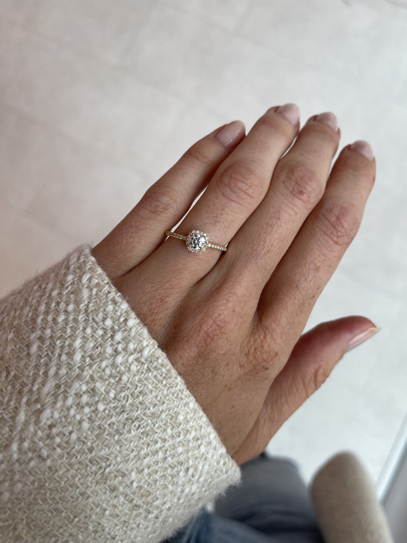Nina Kastens Halo Diamond Ring Letzter Tag