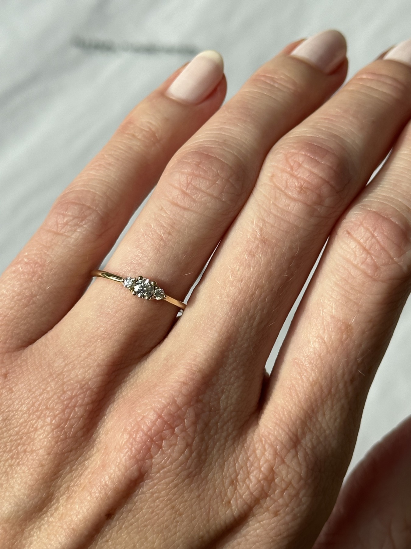 Nina Kastens Diamond 3-Stone-Ring Zeitbegrenzte Promotion