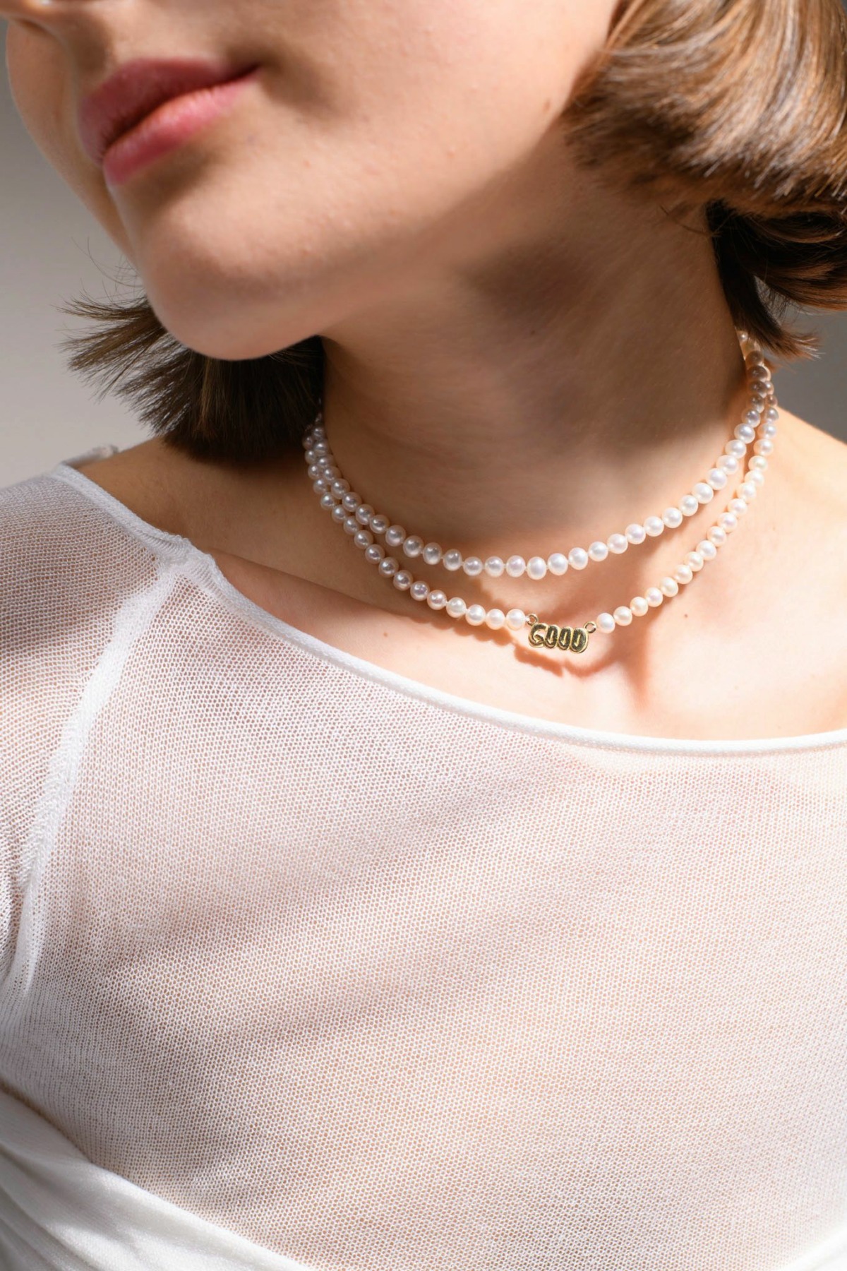 Nina Kastens GOOD Graffiti Pearl Choker Rabatte dieses Monats
