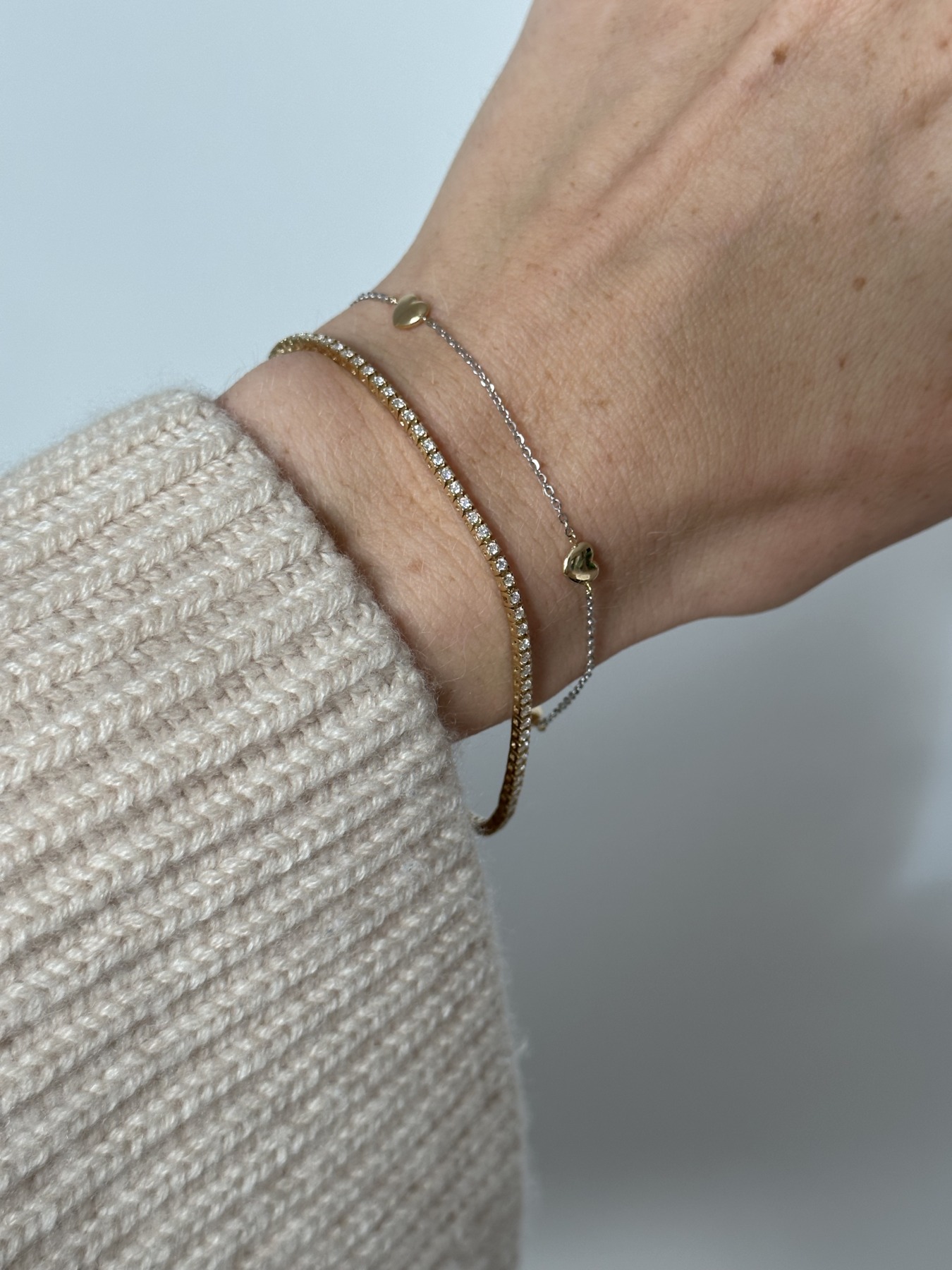 Nina Kastens Bicolor Heart Bracelet Schlussverkauf
