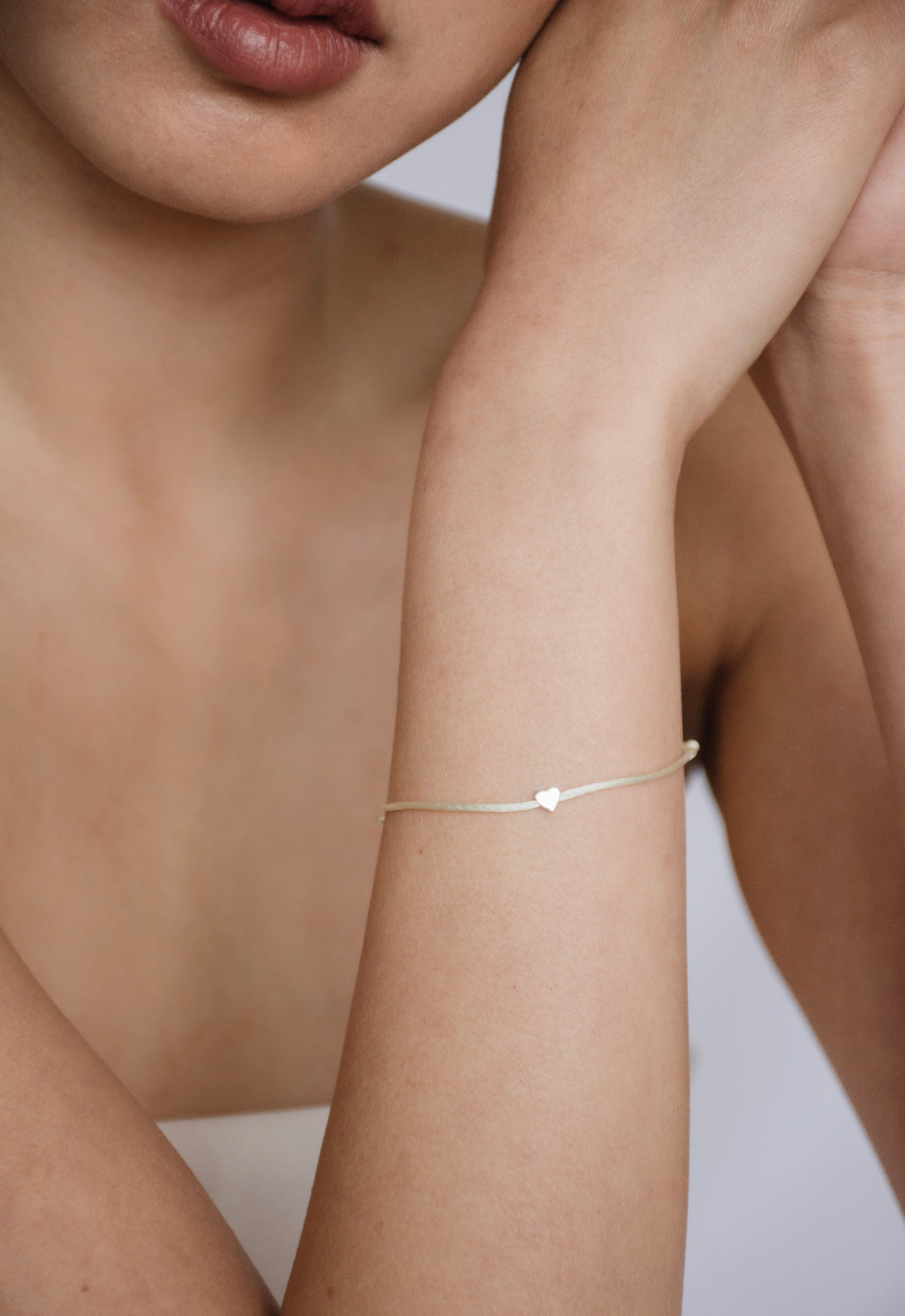 Nina Kastens Heart Bracelet White WG Saisonschlussverkauf