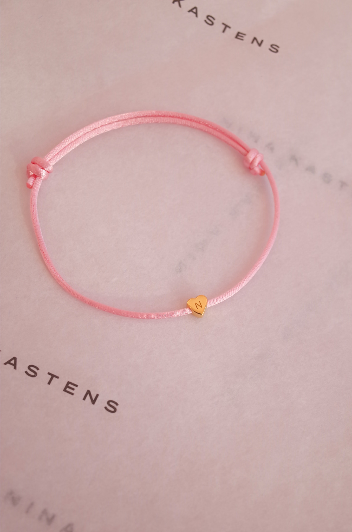 Nina Kastens Heart Bracelet Grey WG Osterangebot