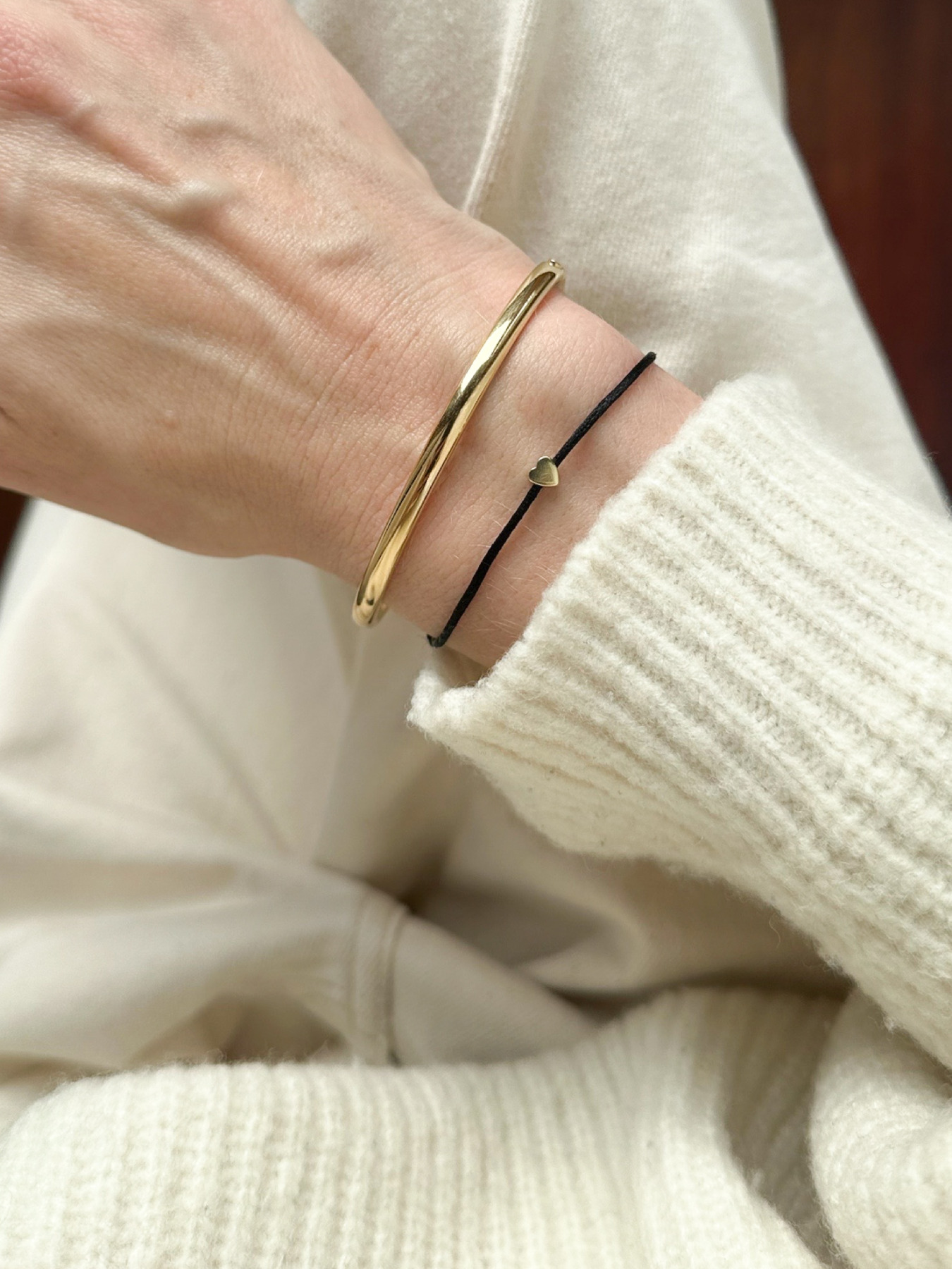 Nina Kastens Heart Bracelet Black Vatertagsangebot
