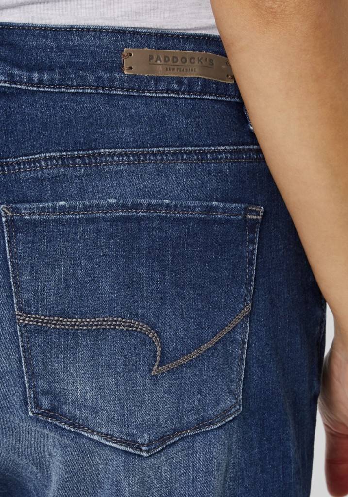 Paddocks SASCHA Bermuda weite Passform - dark blue stone wash Online Outlet