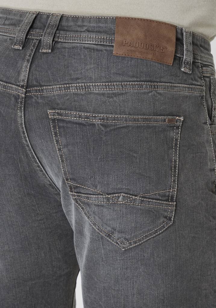 Paddocks BEN MOTION&COMFORT bequeme Passform - grey coated od brown used moustache Blitzangebot