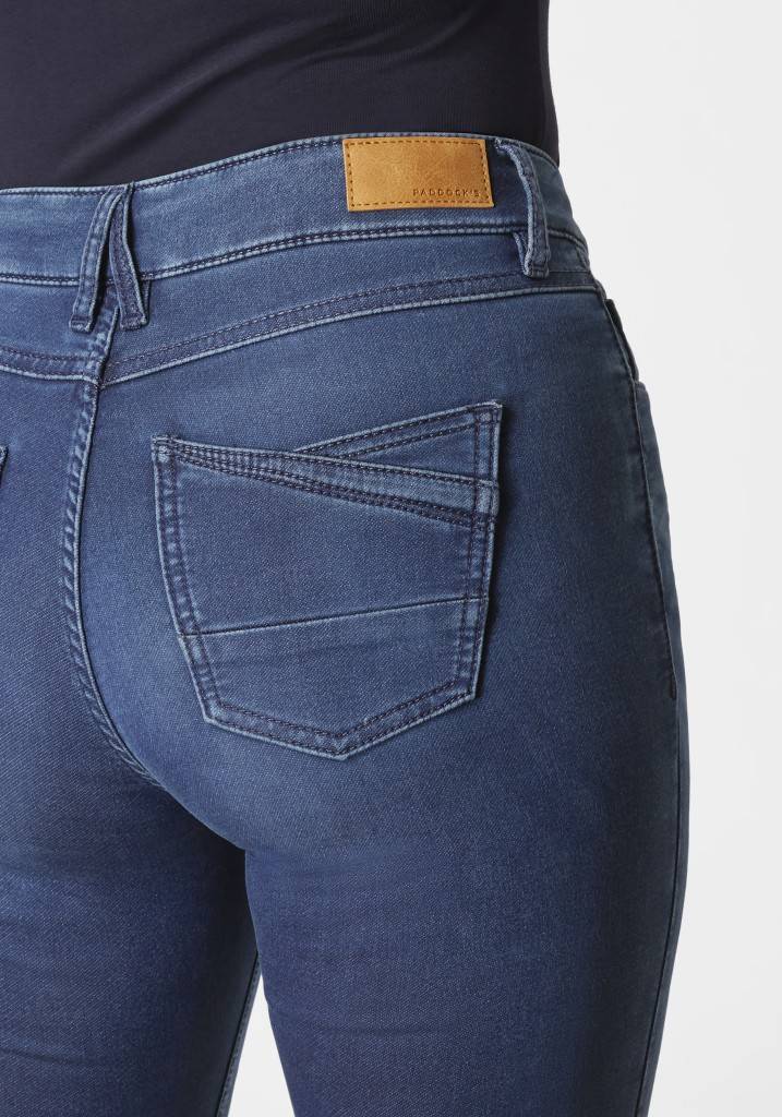 Paddocks LUCY Superior JOGG Denim Skinny fit - medium blue used moustache Bestseller