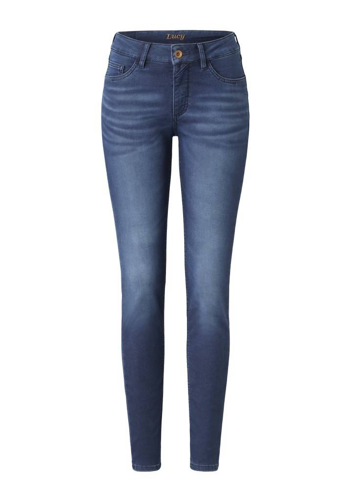 Paddocks LUCY Superior JOGG Denim Skinny fit - medium blue used moustache Bestseller