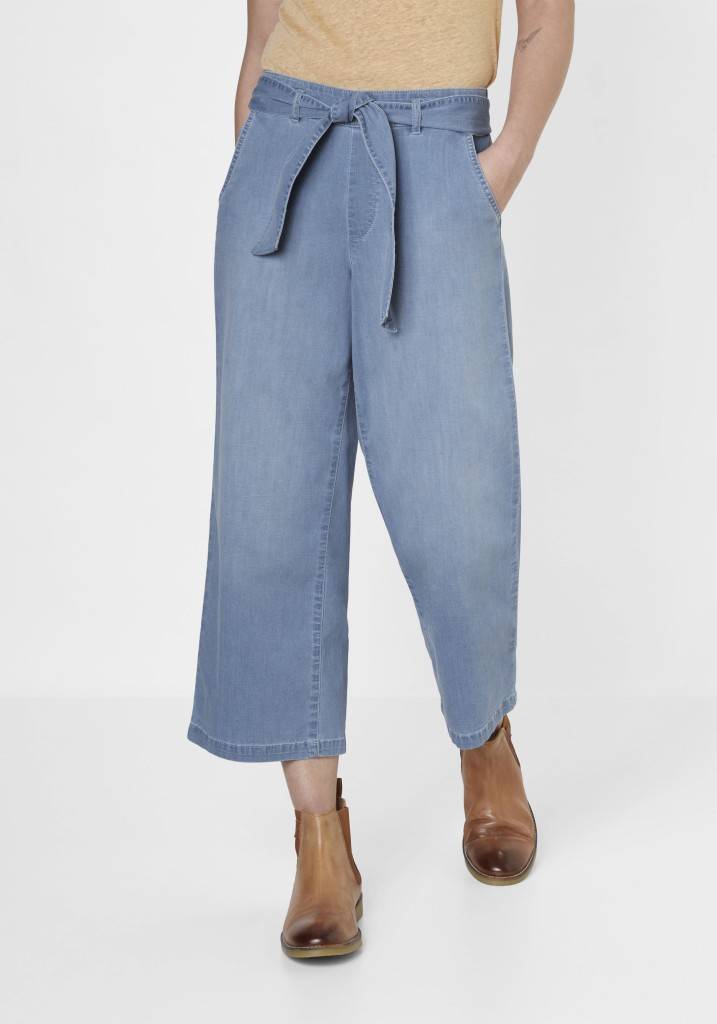 Paddocks Culotte LIGHT DENIM weite Passform - blue bleached used Kostenlose Rückgabe