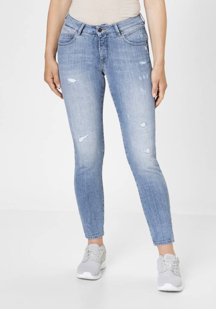 Paddocks LUCY Skinny fit - vintage blue with handwork and 3D pleats Bis zu 50% Rabatt