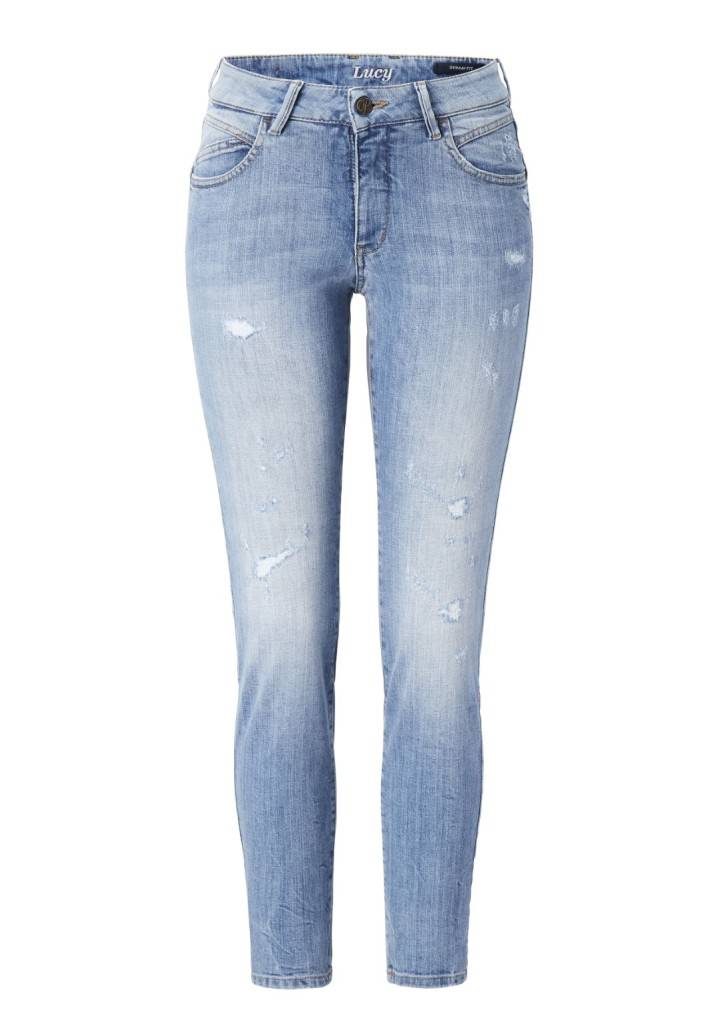 Paddocks LUCY Skinny fit - vintage blue with handwork and 3D pleats Bis zu 50% Rabatt
