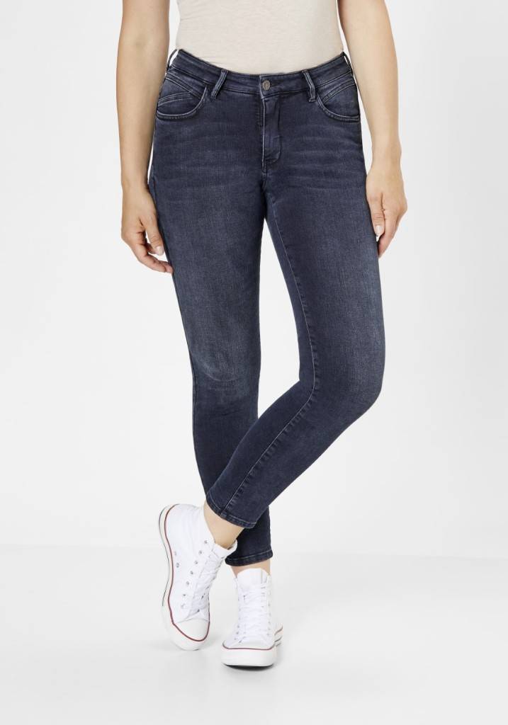 Paddocks LUCY Skinny fit - blue black with handwork and 3D pleats Bis zu 60% Rabatt