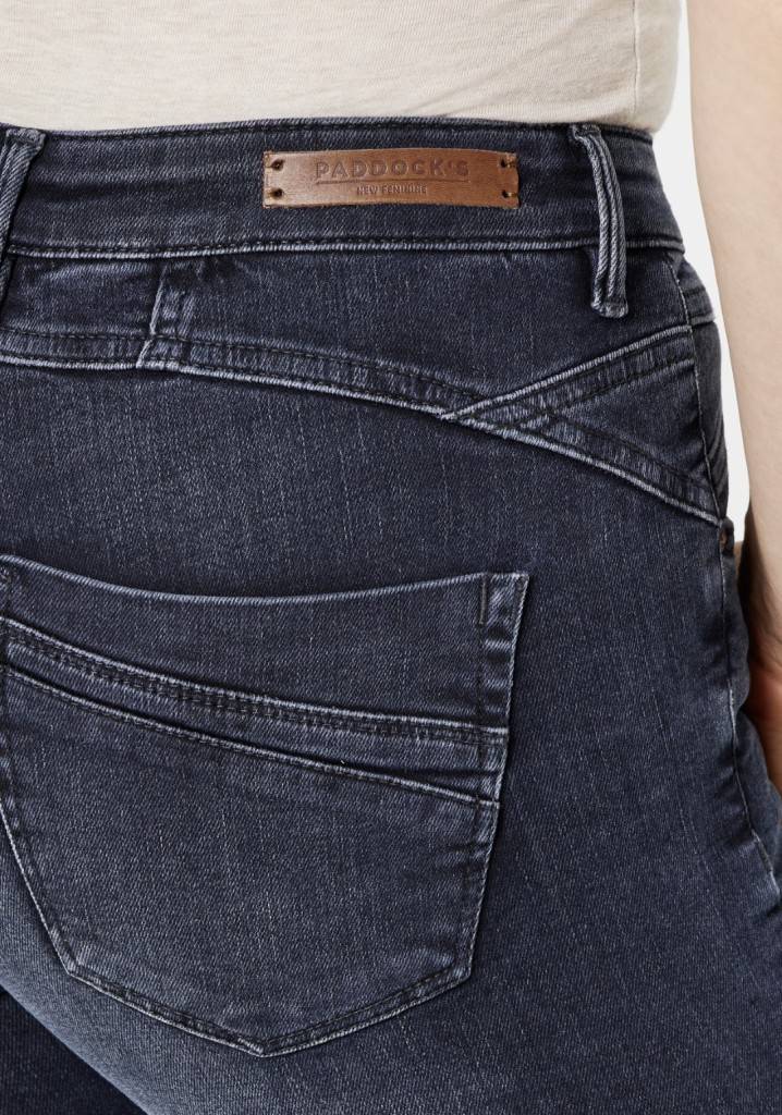 Paddocks LUCY Skinny fit - blue black with handwork and 3D pleats Bis zu 60% Rabatt