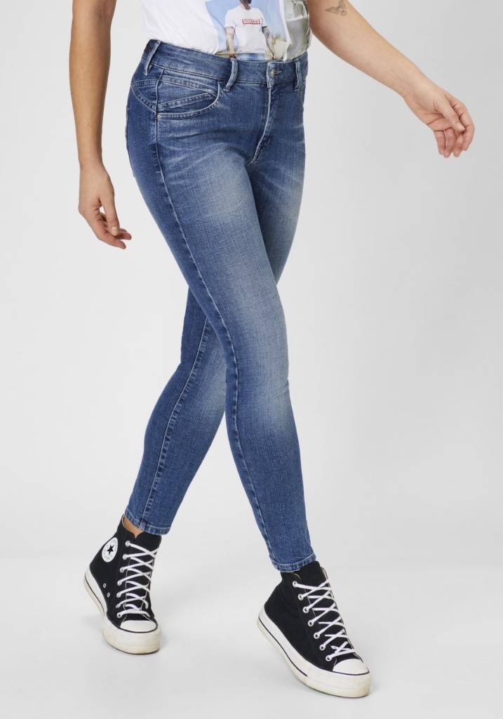Paddocks LUCY MOTION&COMFORT schmale Passform - mid blue authentic wash Bis zu 65% Rabatt