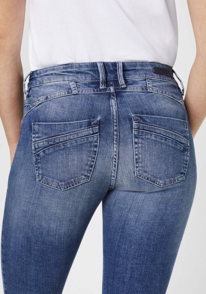 Paddocks LUCY MOTION&COMFORT schmale Passform - mid blue authentic wash Bis zu 65% Rabatt