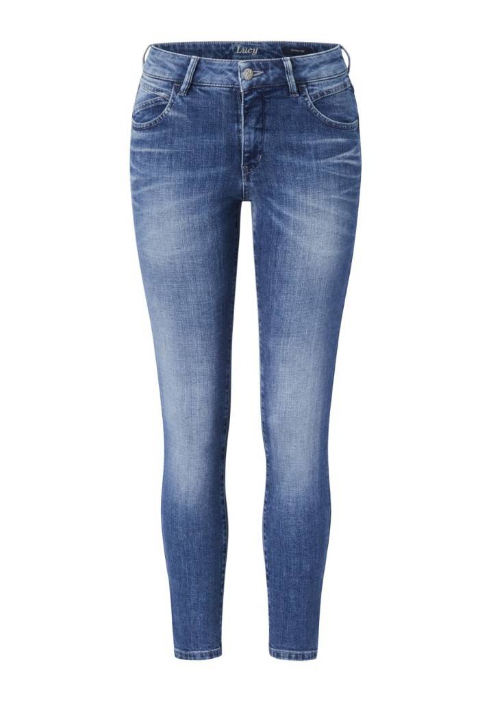 Paddocks LUCY MOTION&COMFORT schmale Passform - mid blue authentic wash Bis zu 65% Rabatt