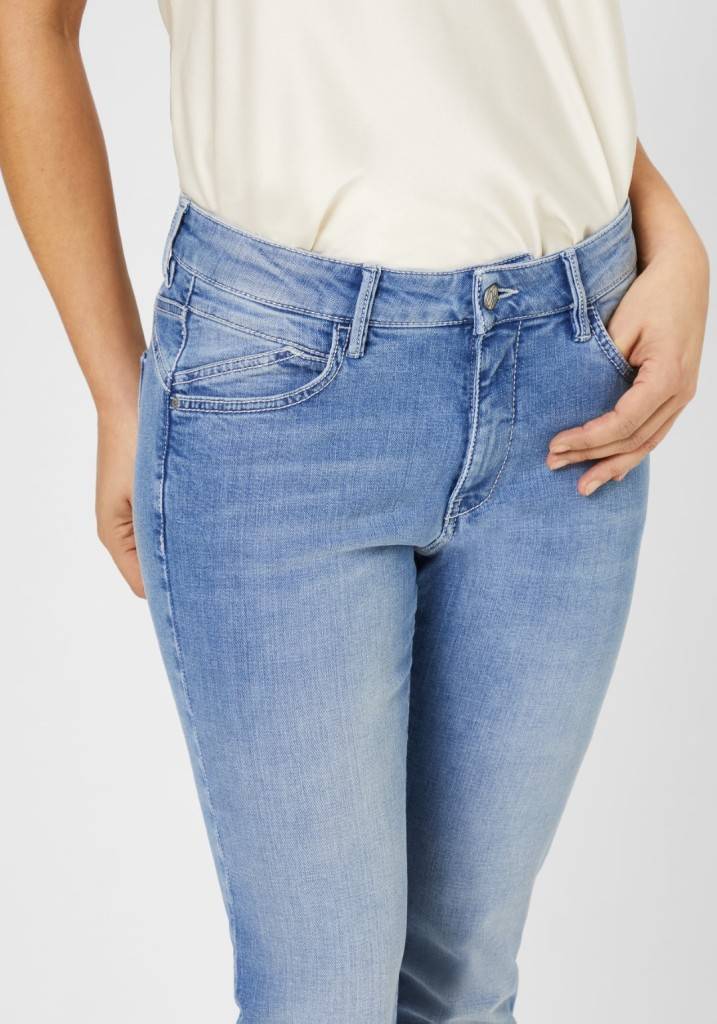 Paddocks LUCY Saddle Stitch MOTION&COMFORT Skinny fit - bleached blue with heavy handwork Vierteljährliche Förderung