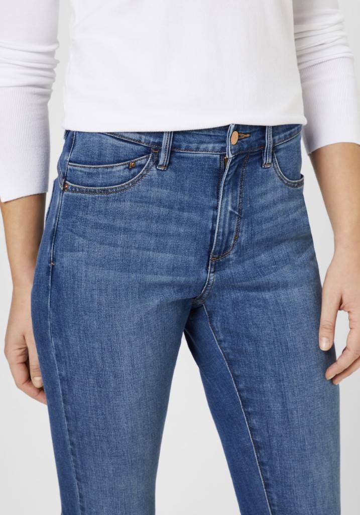Paddocks PAT LIGHT DENIM schmale Passform - mid blue with using and moustache 50% Rabatt mit kostenlosem Versand