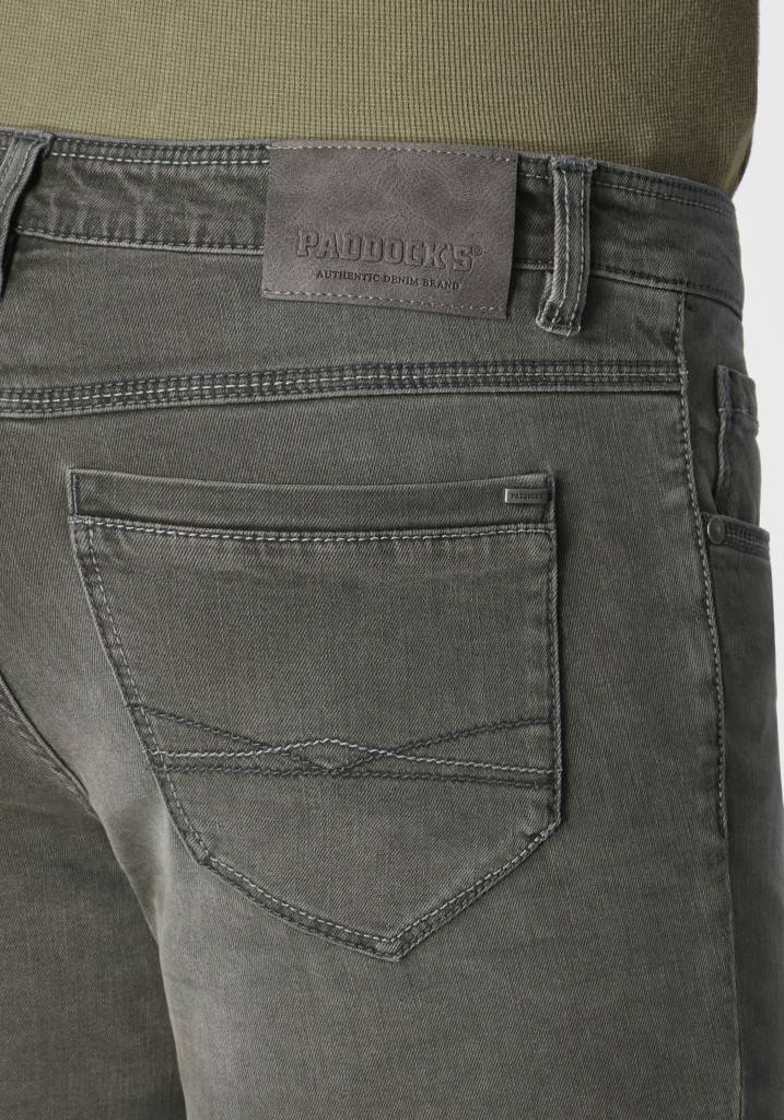 Paddocks PIPE MOTION&COMFORT schmale Passform - mid. grey od green used Schlussverkauf