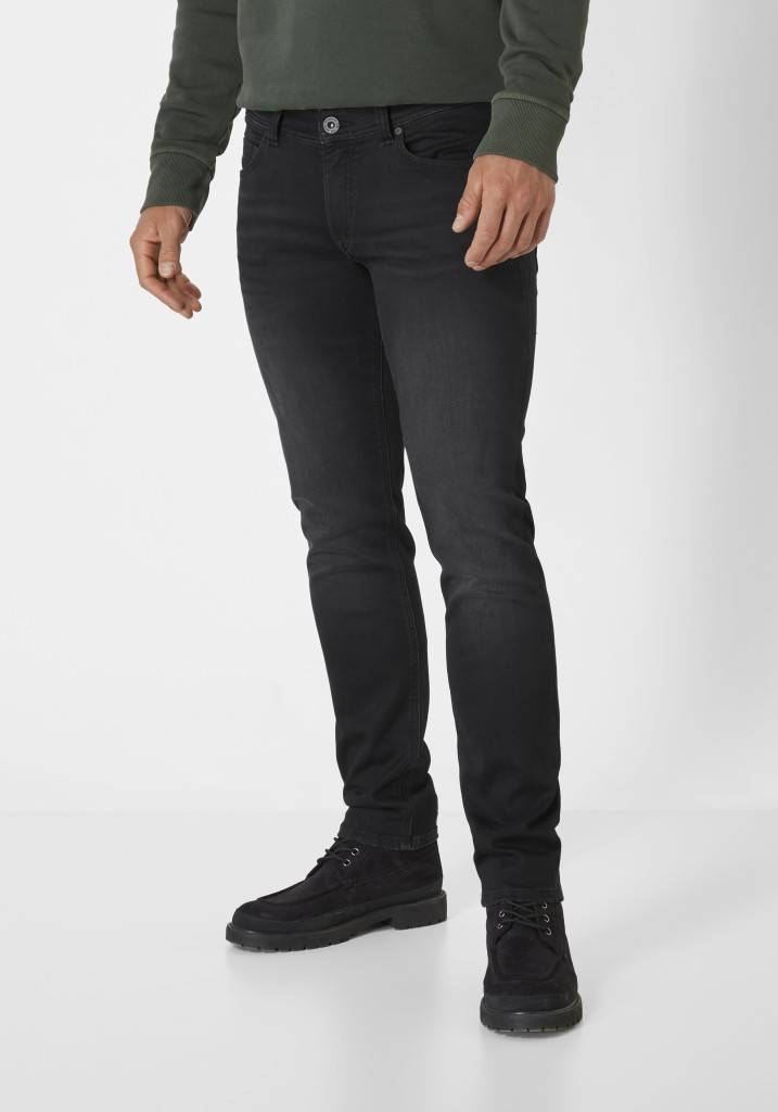Paddocks DEAN MOTION&COMFORT JOGG DENIM schmale Passform - black black used moustache Meist gekauft