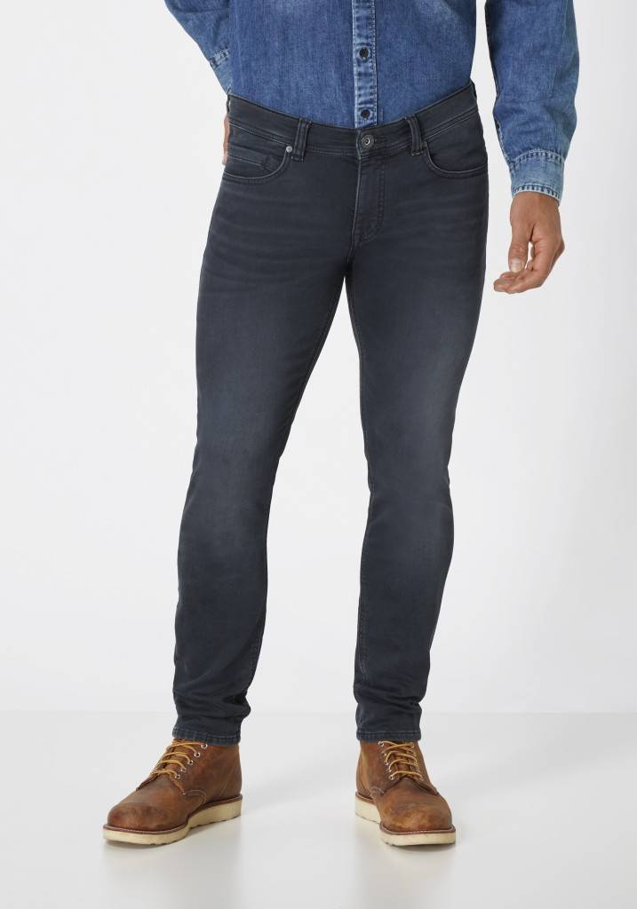 Paddocks DEAN MOTION&COMFORT & JOGG DENIM schmale Passform - blue black used and moustache Blitzverkäufe