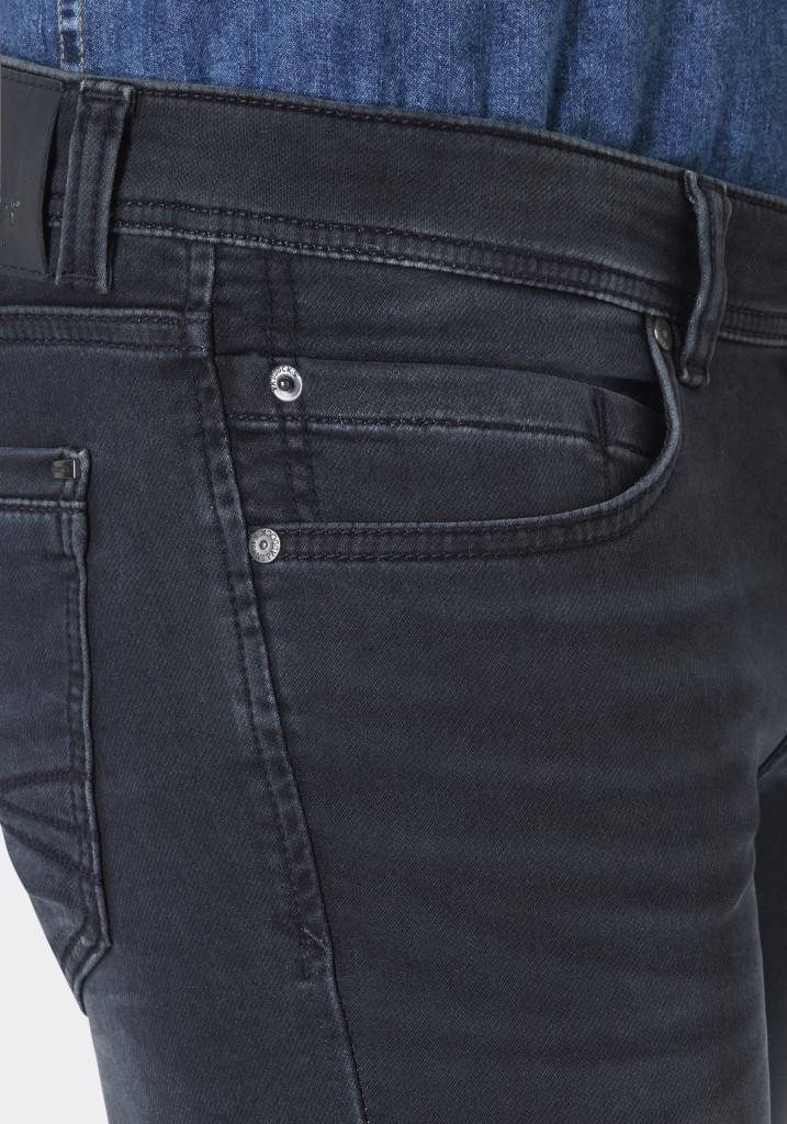 Paddocks DEAN MOTION&COMFORT & JOGG DENIM schmale Passform - blue black used and moustache Blitzverkäufe