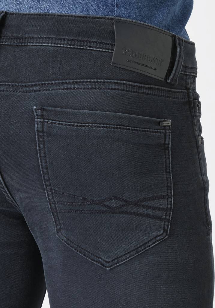 Paddocks DEAN MOTION&COMFORT & JOGG DENIM schmale Passform - blue black used and moustache Blitzverkäufe