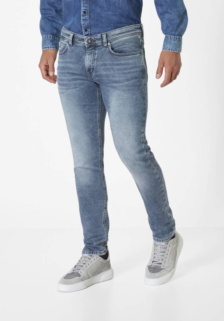 Paddocks DEAN MOTION&COMFORT JOGG DENIM schmale Passform - dark blue used moustache Kostenloser Versand