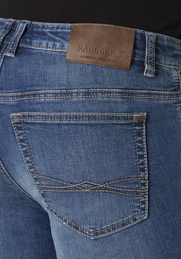 Paddocks PIPE Saddle Stitch MOTION&COMFORT schmale Passform - blue medium used Fabrik Onlineshop
