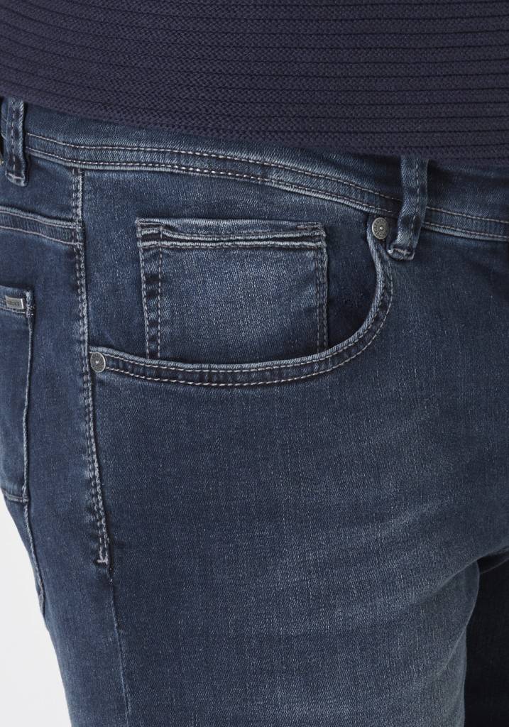 Paddocks DEAN MOTION&COMFORT schmale Passform - blue black used and moustache Rabatt