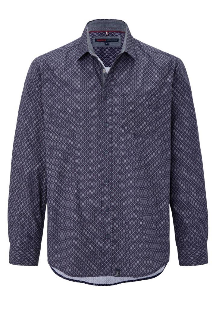Paddocks shirt with 1 bust pocket normale Passform - Red Valentinstagsangebot