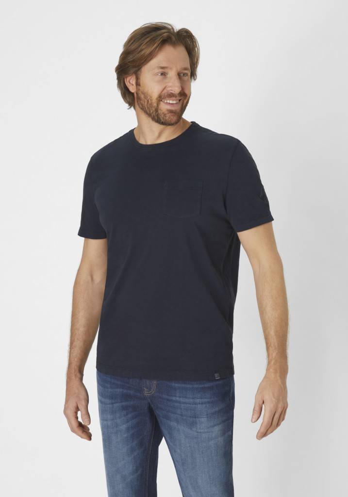 Paddocks Short sleeve roundneck shirt normale Passform - dark navy Heißer Verkauf