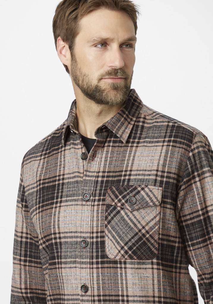 Paddocks Check Overjacket with patched pockets normale Passform - beige Blitzangebot