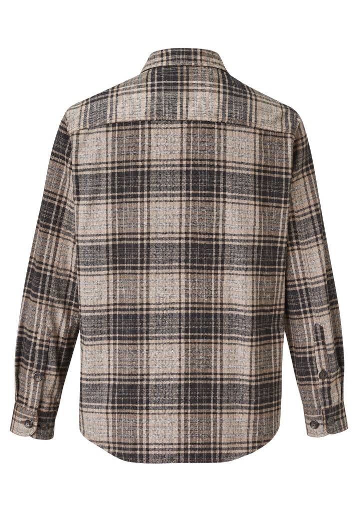 Paddocks Check Overjacket with patched pockets normale Passform - beige Blitzangebot