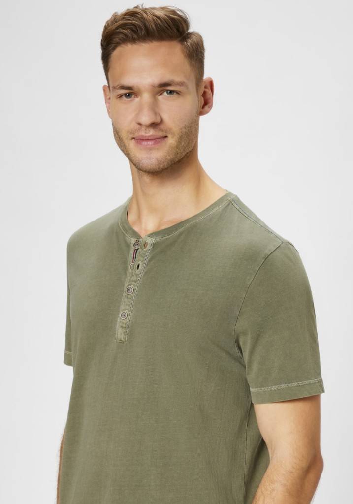 Paddocks Henley single jersey normale Passform - dusty olive Bestseller