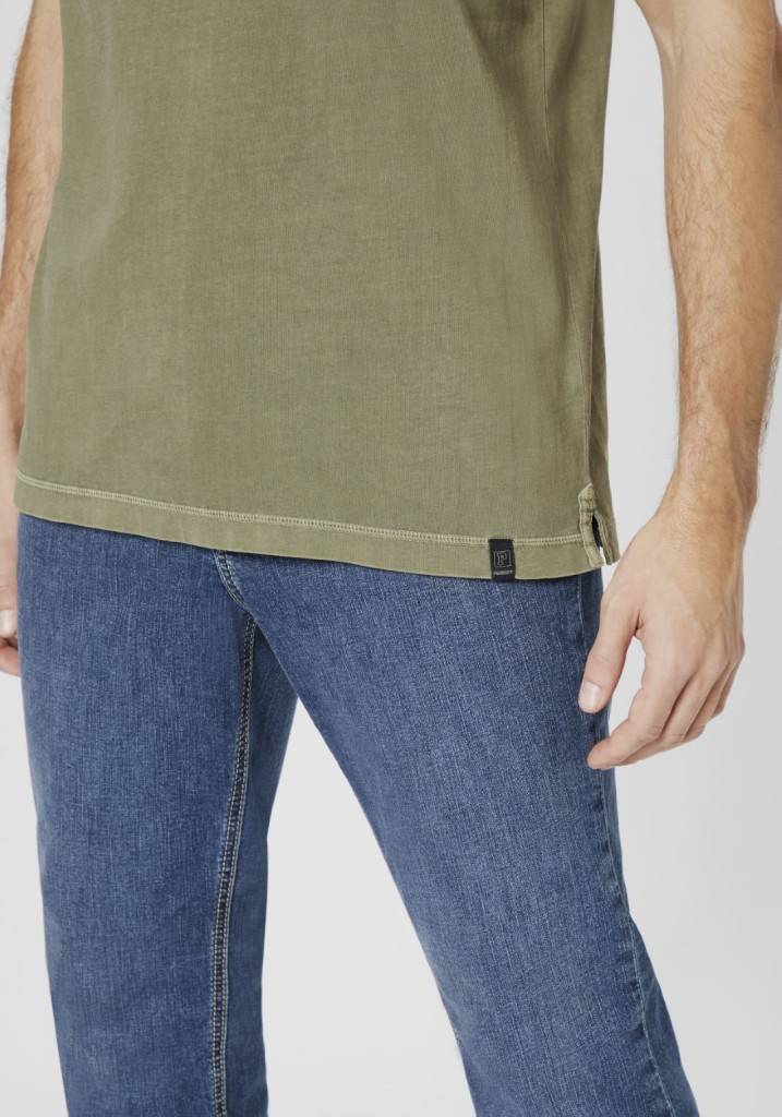 Paddocks Henley single jersey normale Passform - dusty olive Bestseller