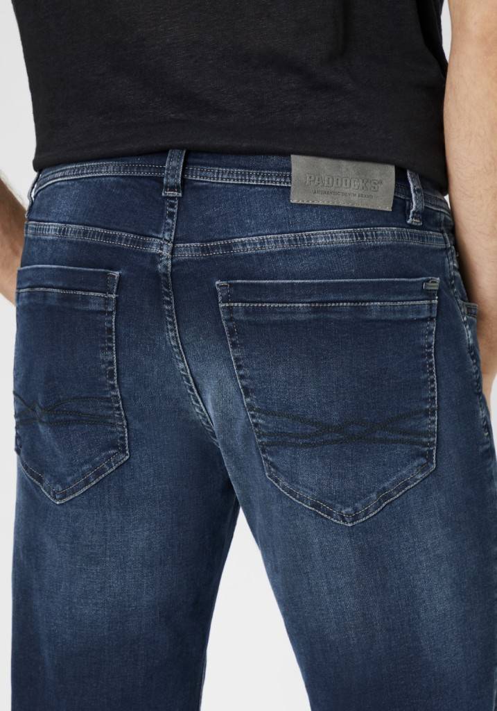 Paddocks DEAN MOTION&COMFORT schmale Passform - vintage blue black wash Letzte 3 Tage