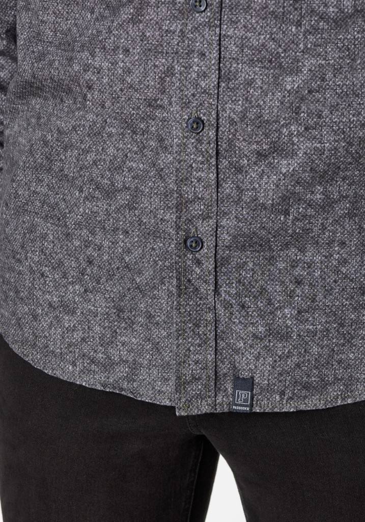 Paddocks shirt with 1 bust pocket normale Passform - anthra Discount Store für neue Produkte