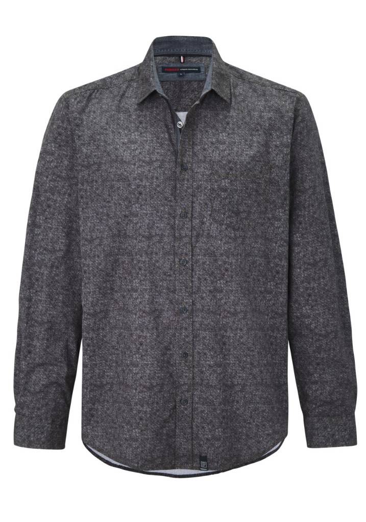 Paddocks shirt with 1 bust pocket normale Passform - anthra Discount Store für neue Produkte