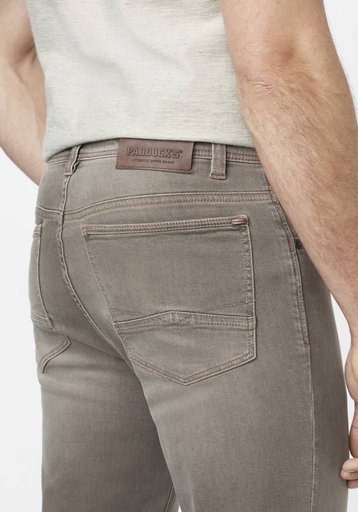 Paddocks PIPE MOTION&COMFORT schmale Passform - mid. grey od brown used 50% Rabatt mit kostenlosem Versand