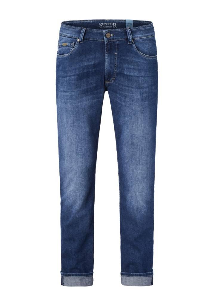 Paddocks DUKE Lefthand Light Blue schmale Passform - dark blue stone moustache Begrenzt auf 3 Tage
