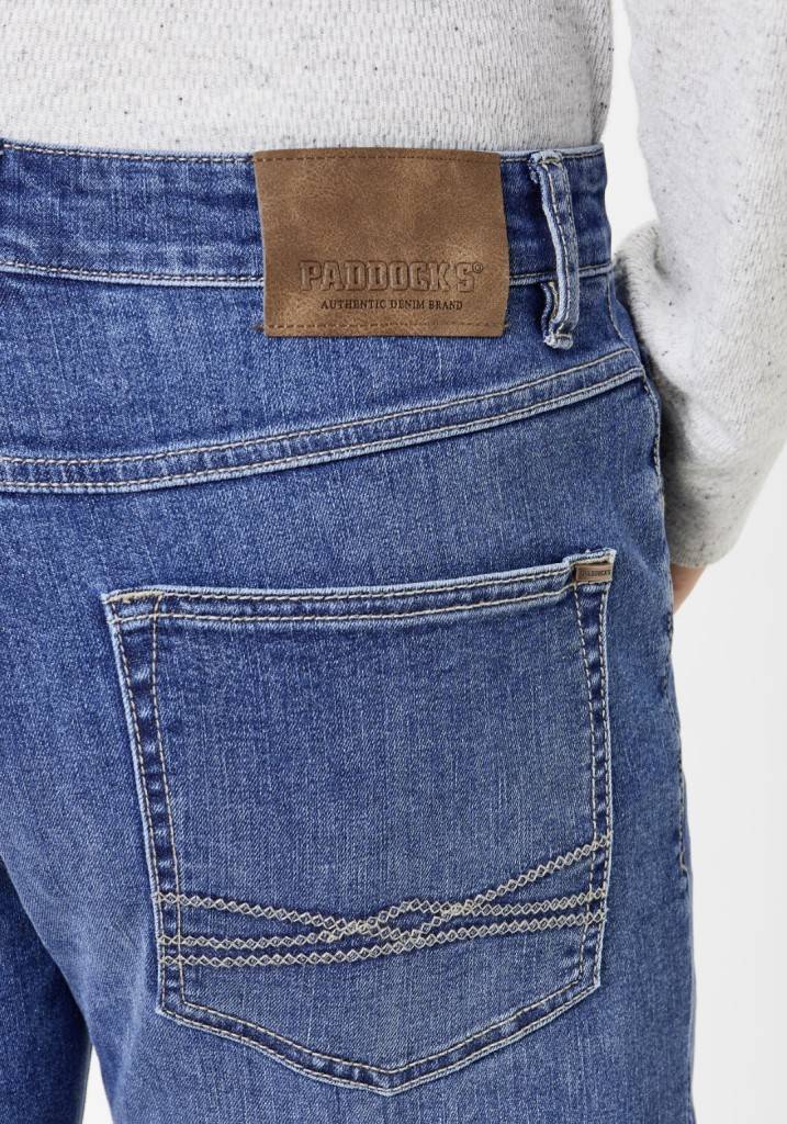 Paddocks BEN MOTION&COMFORT bequeme Passform - medium blue use moustache im Angebot