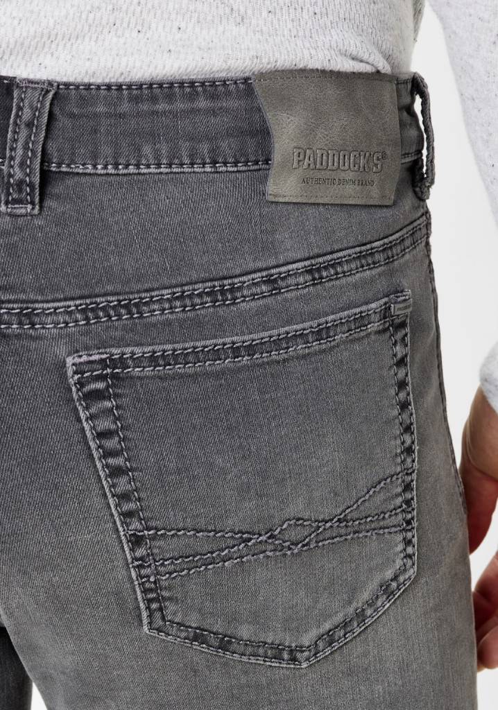 Paddocks PIPE Saddle Stitch MOTION&COMFORT schmale Passform - grey used Kostenloser Versand