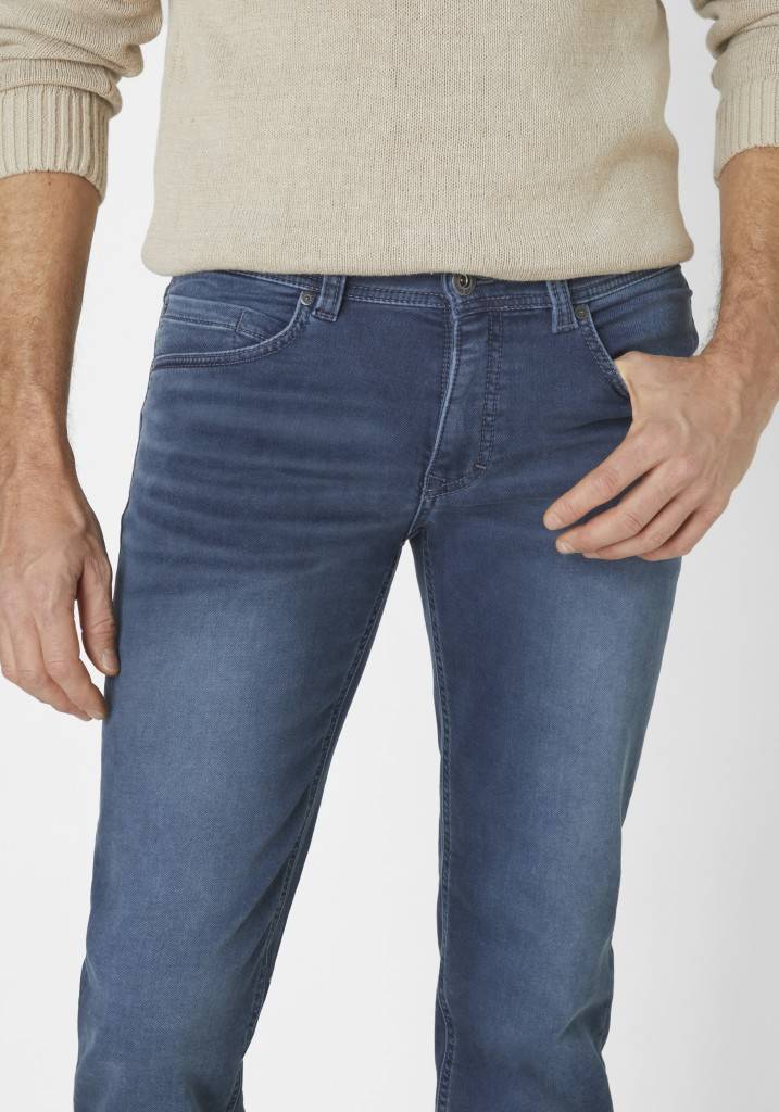 Paddocks DEAN MOTION&COMFORT JOGG DENIM schmale Passform - blue grey used moustache Günstig kaufen