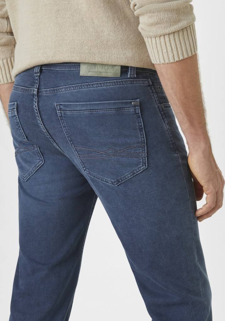 Paddocks DEAN MOTION&COMFORT JOGG DENIM schmale Passform - blue grey used moustache Günstig kaufen