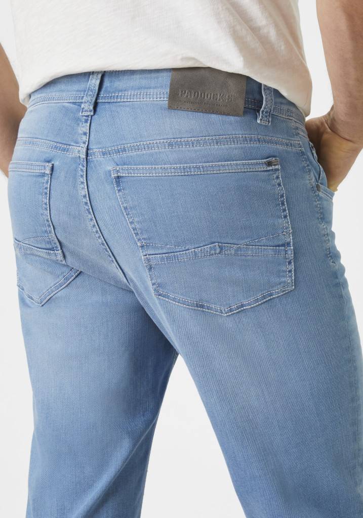 Paddocks PIPE MOTION&COMFORT schmale Passform - blue bleached use moustache Begrenztes Angebot